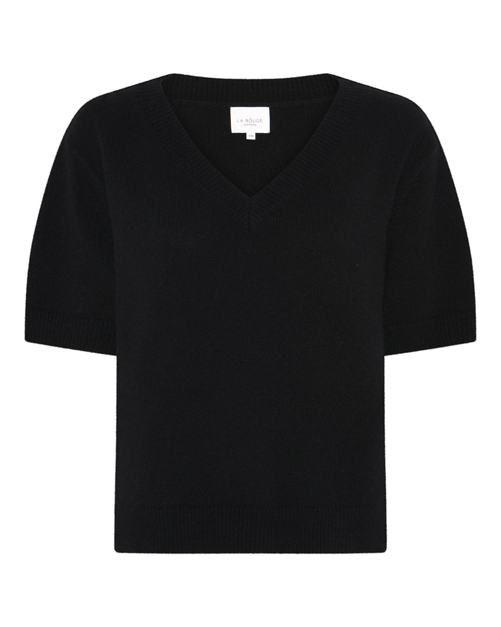 LA ROUGE ApS Julie S/S Knit Knit Black