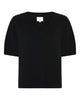 LA ROUGE ApS Julie S/S Knit Knit Black