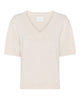 LA ROUGE ApS Julie S/S Knit Knit Off White