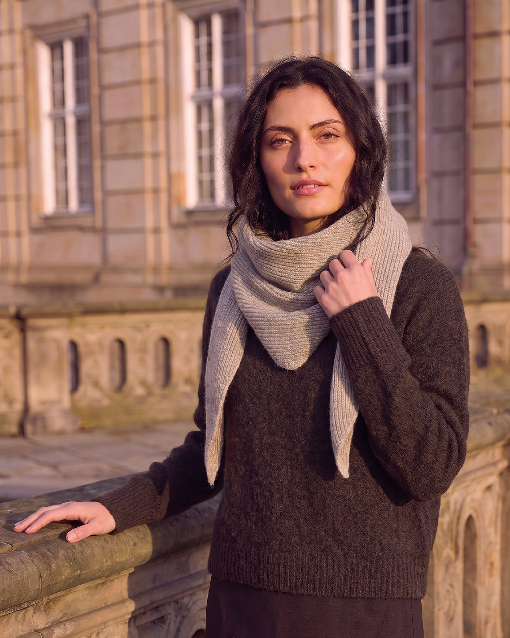 LA ROUGE ApS Julie Scarf Scarf Sand