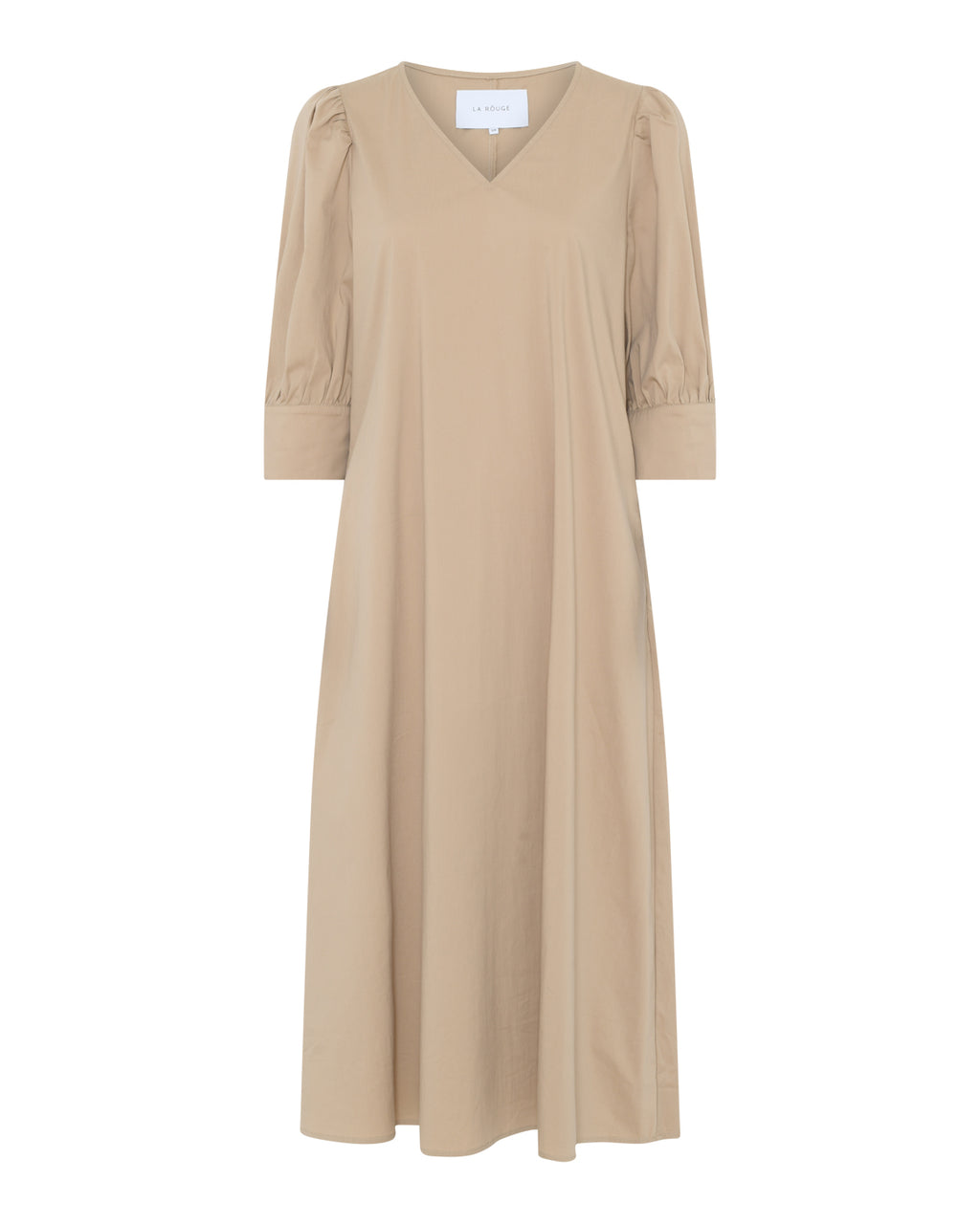 LA ROUGE ApS Kamilla S/S Dress Dress Dark Sand