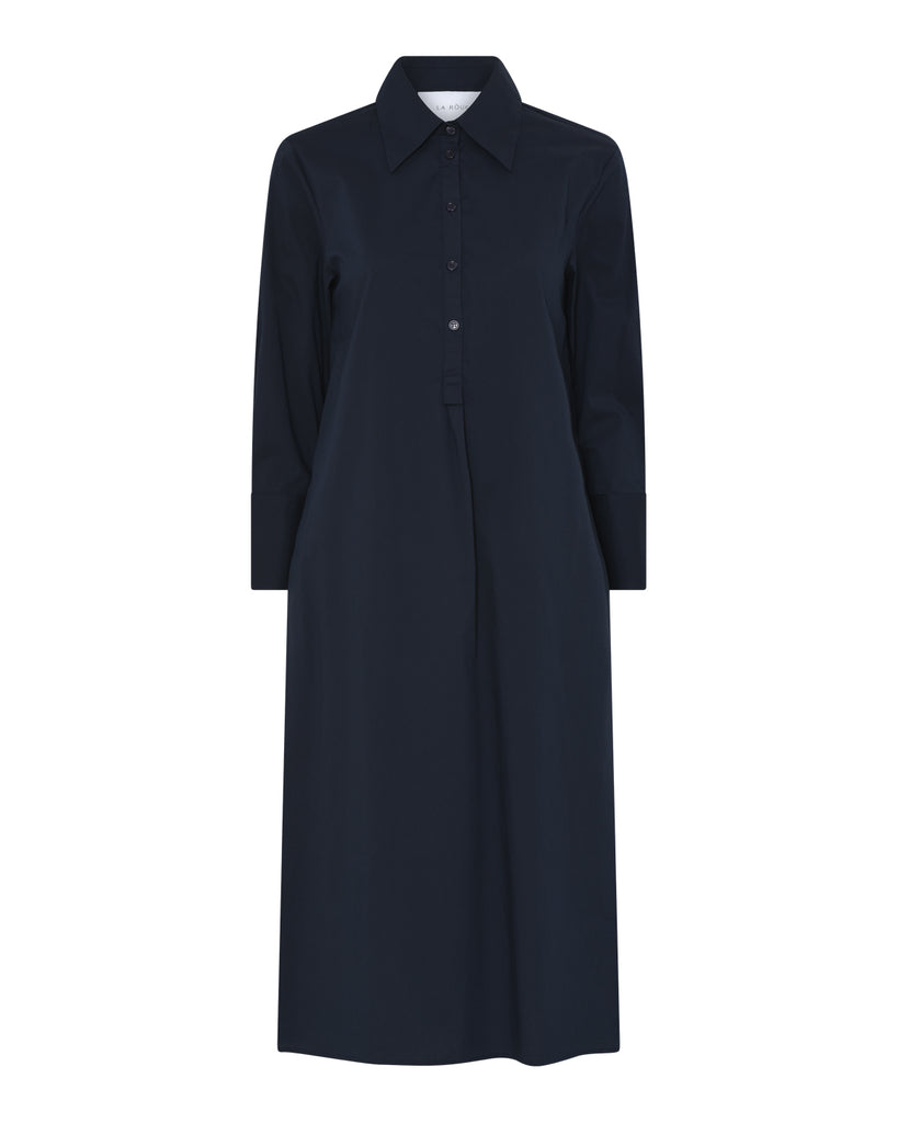 LA ROUGE ApS Kamilla Shirt Dress Dress Navy