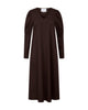 LA ROUGE ApS Katinka Dress Dress Dark Brown
