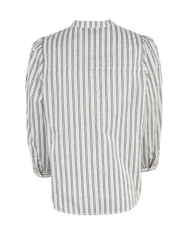 LA ROUGE ApS Kimmi Shirt Shirt Sand/Blue stripe