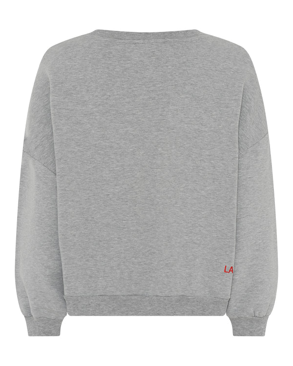 LA ROUGE ApS Laura Sweatshirt Sweatshirt Grey Melange