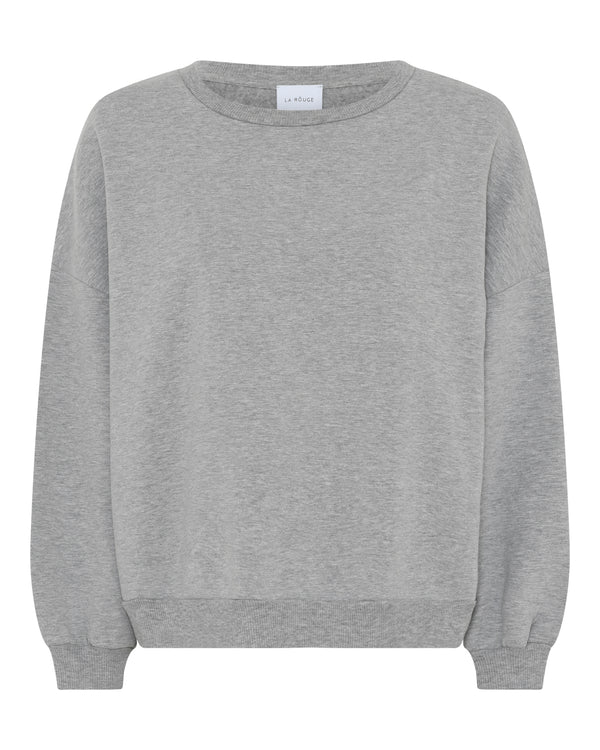 LA ROUGE ApS Laura Sweatshirt Sweatshirt Grey Melange