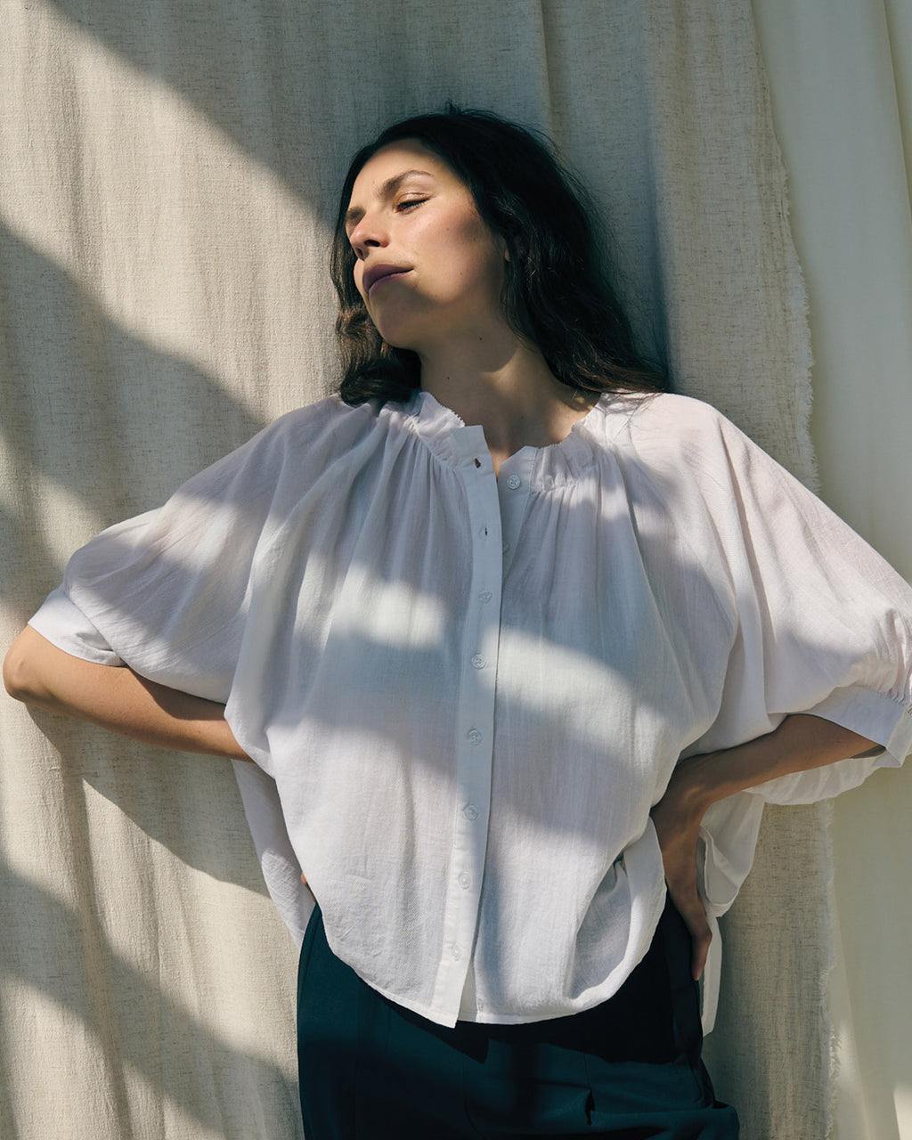 LA ROUGE ApS Lea Shirt Oversize Shirt White