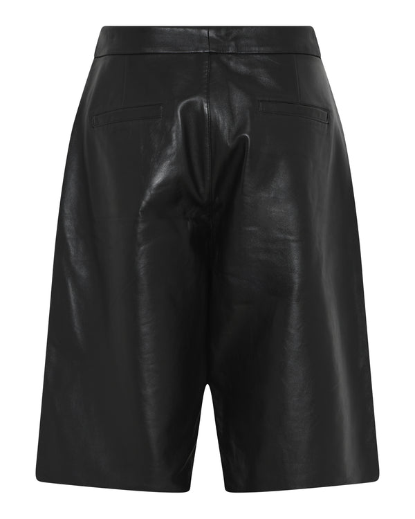 LA ROUGE ApS Lena Lamb Bermuda Pants Black