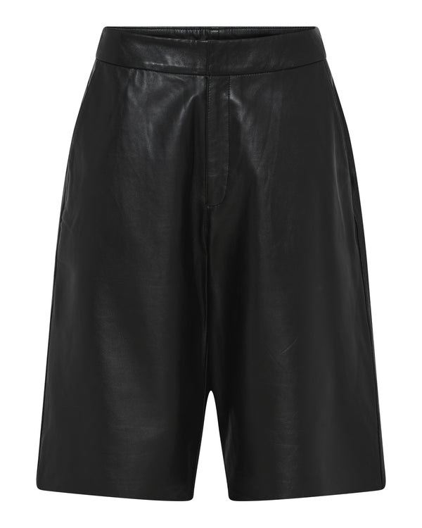 LA ROUGE ApS Lena Lamb Bermuda Pants Black