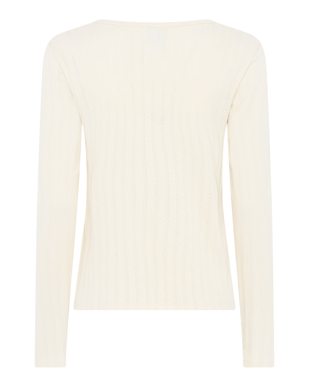 LA ROUGE ApS Lene Pointelle set w. cardigan  Off White