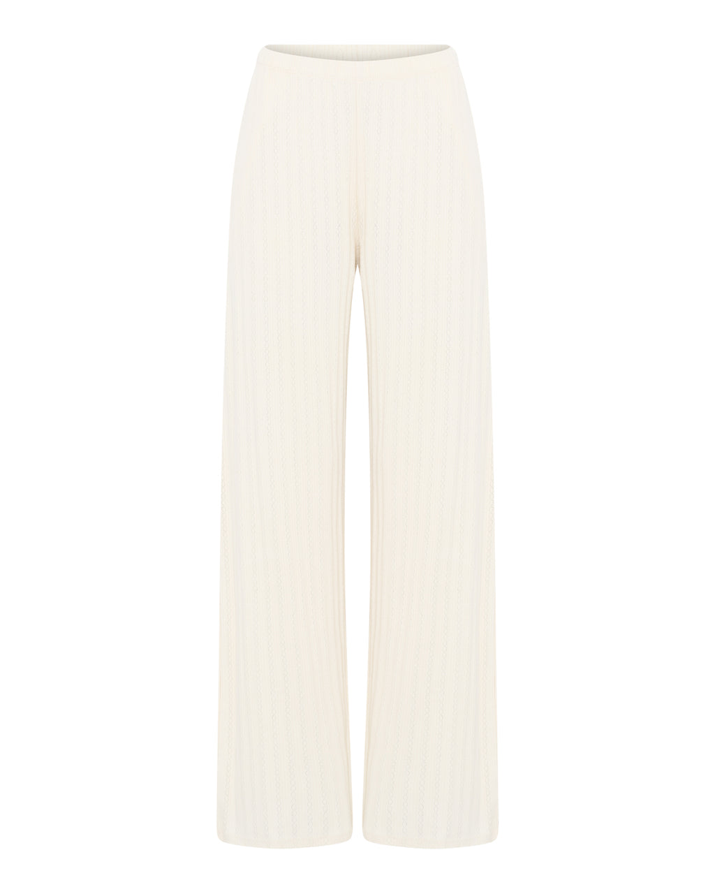 LA ROUGE ApS Lene Pointelle set w. cardigan  Off White