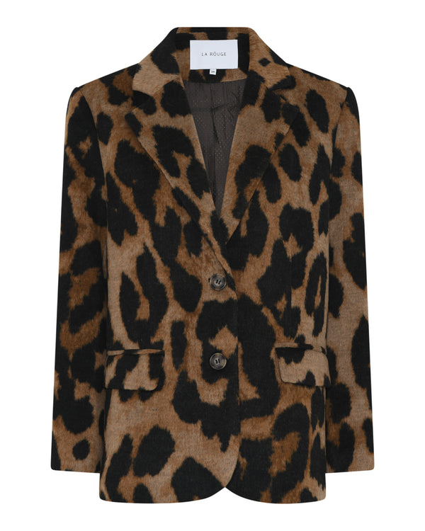 LA ROUGE ApS Leo Blazer Blazer Leopard