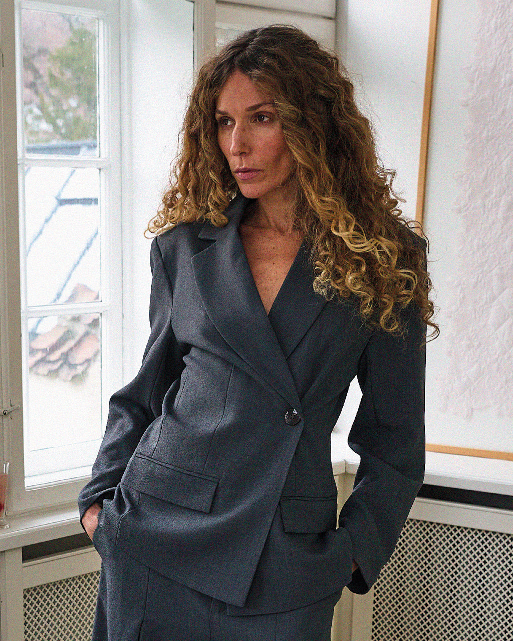LA ROUGE ApS Lilia Blazer Blazer Grey