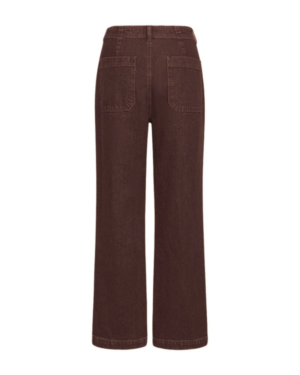 LA ROUGE ApS Lily Pants Pants Dark Brown