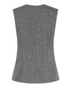 LA ROUGE ApS Lily Waistcoat Coat Black/White