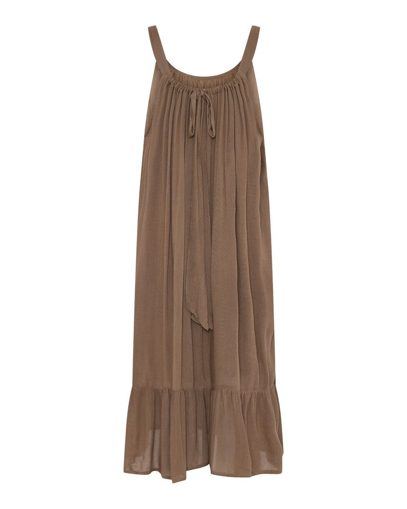 LA ROUGE ApS Line Dress Dress Warm Sand