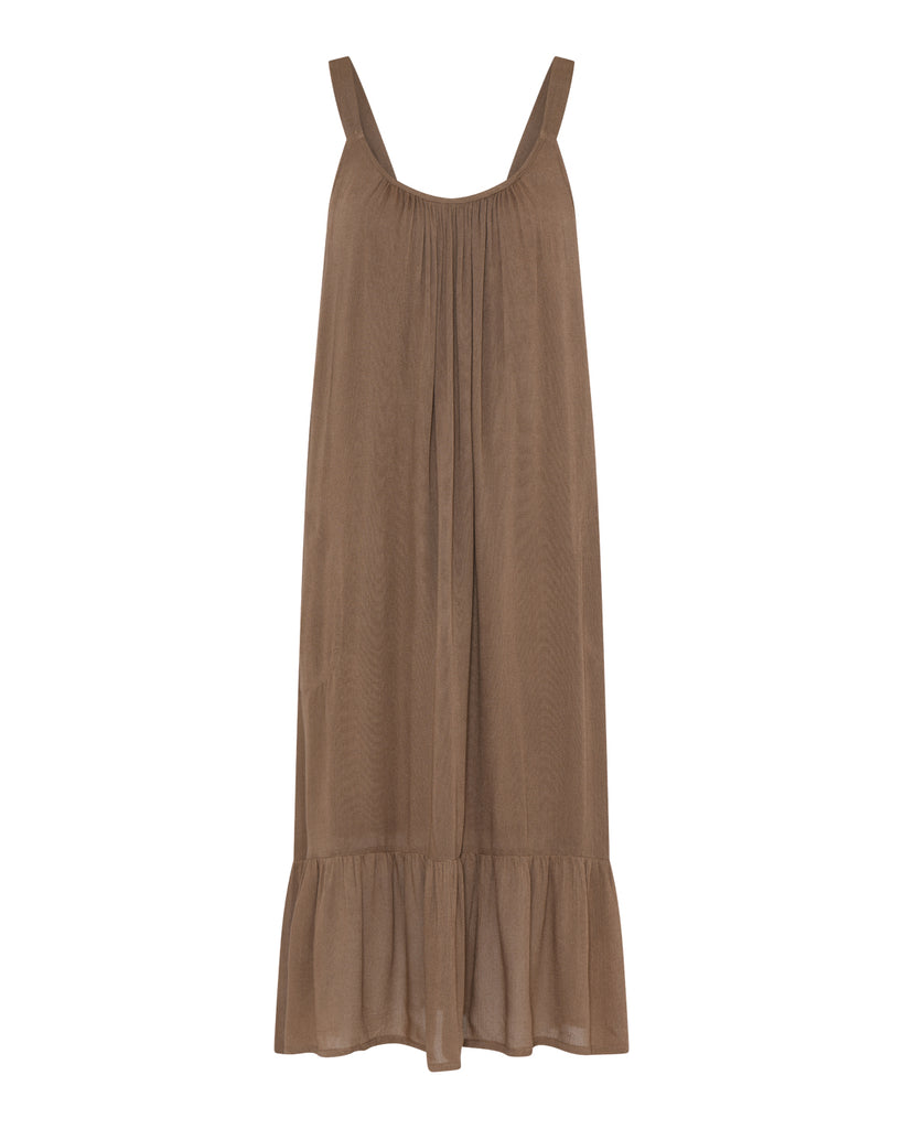 LA ROUGE ApS Line Dress Dress Warm Sand