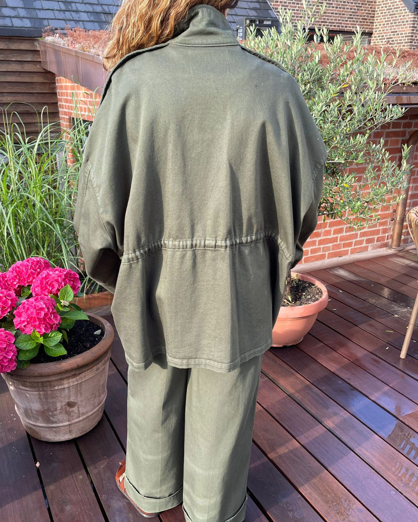 LA ROUGE ApS Line Jacket  Hunter Green