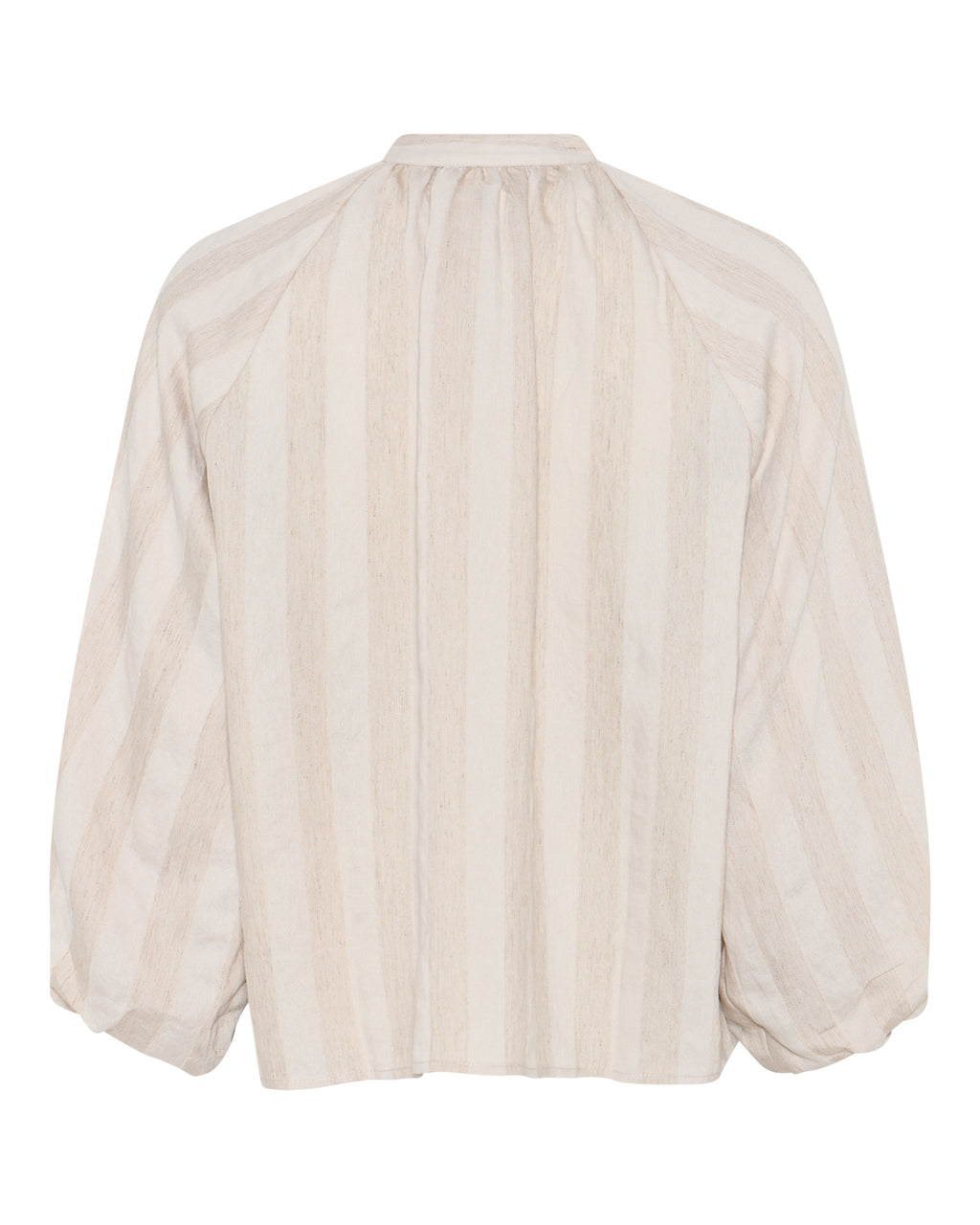 LA ROUGE ApS Line Shirt Blouse Sand Melange