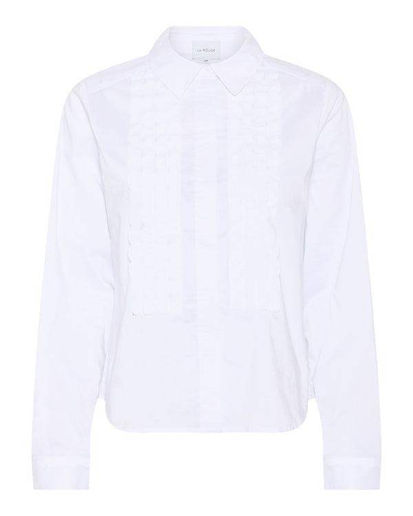 LA ROUGE ApS Line Shirt Shirt White