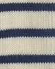 LA ROUGE ApS Lisa Stripe L/S T-shirt Blue/Offwhite stripe