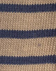 LA ROUGE ApS Lisa Stripe Singlet Top Blue/Camel Stripe