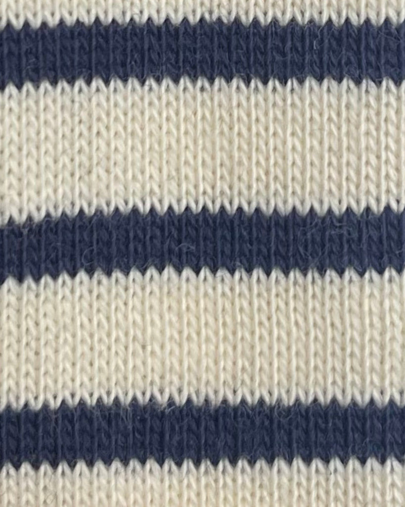 LA ROUGE ApS Lisa Stripe Singlet Top Blue/Offwhite stripe