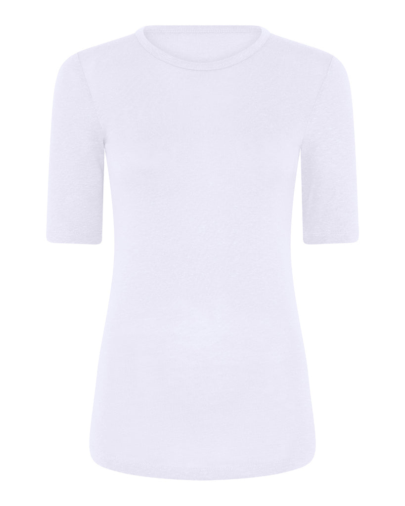 LA ROUGE ApS Lise Linen T-shirt T-shirt White
