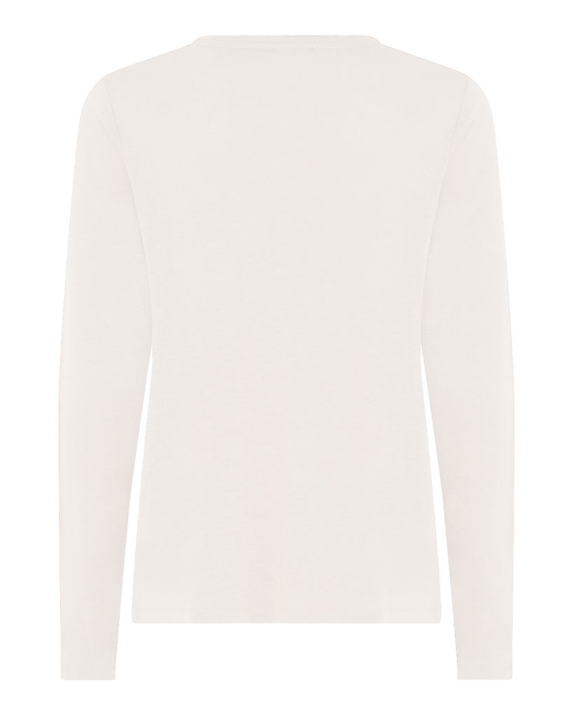 LA ROUGE ApS Lise Long Sleeve T-shirt White