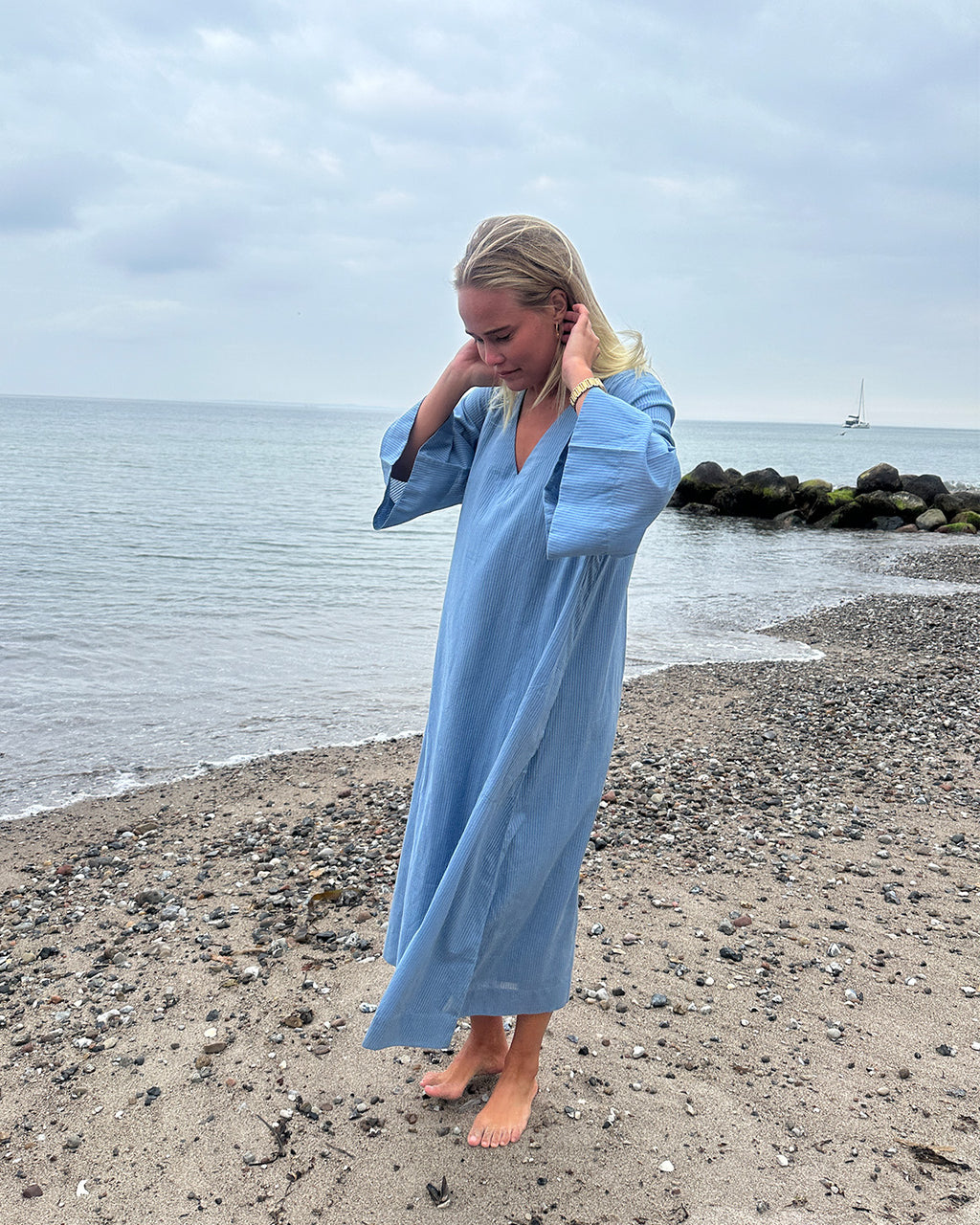 LA ROUGE ApS Liv Dress Dress Dove Blue
