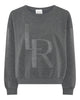 LA ROUGE ApS Lone Logo Sweatshirt Sweatshirt Dark Grey Melange
