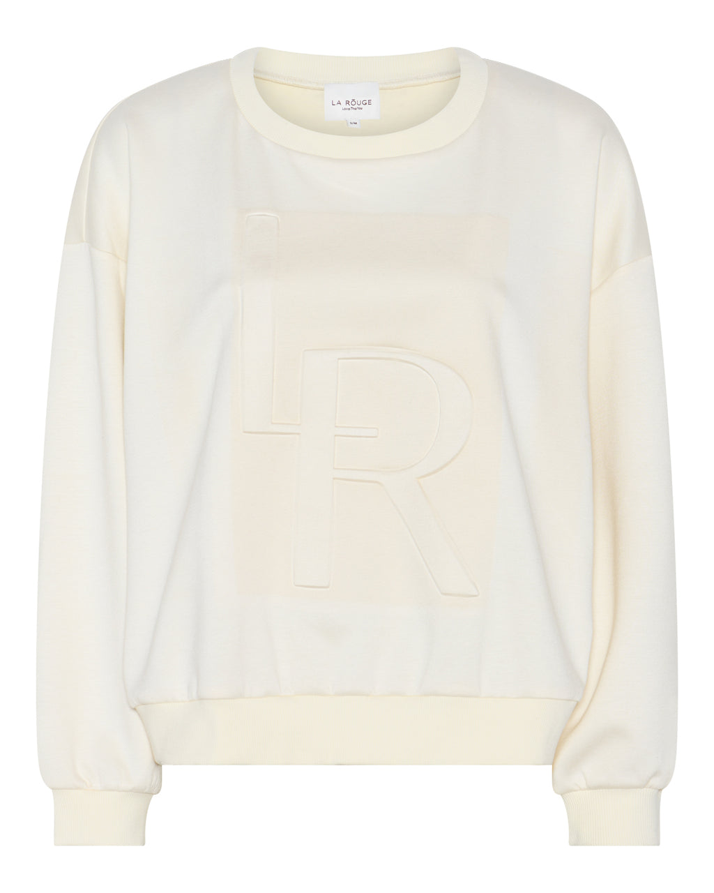 LA ROUGE ApS Lone Logo Sweatshirt Sweatshirt Off White