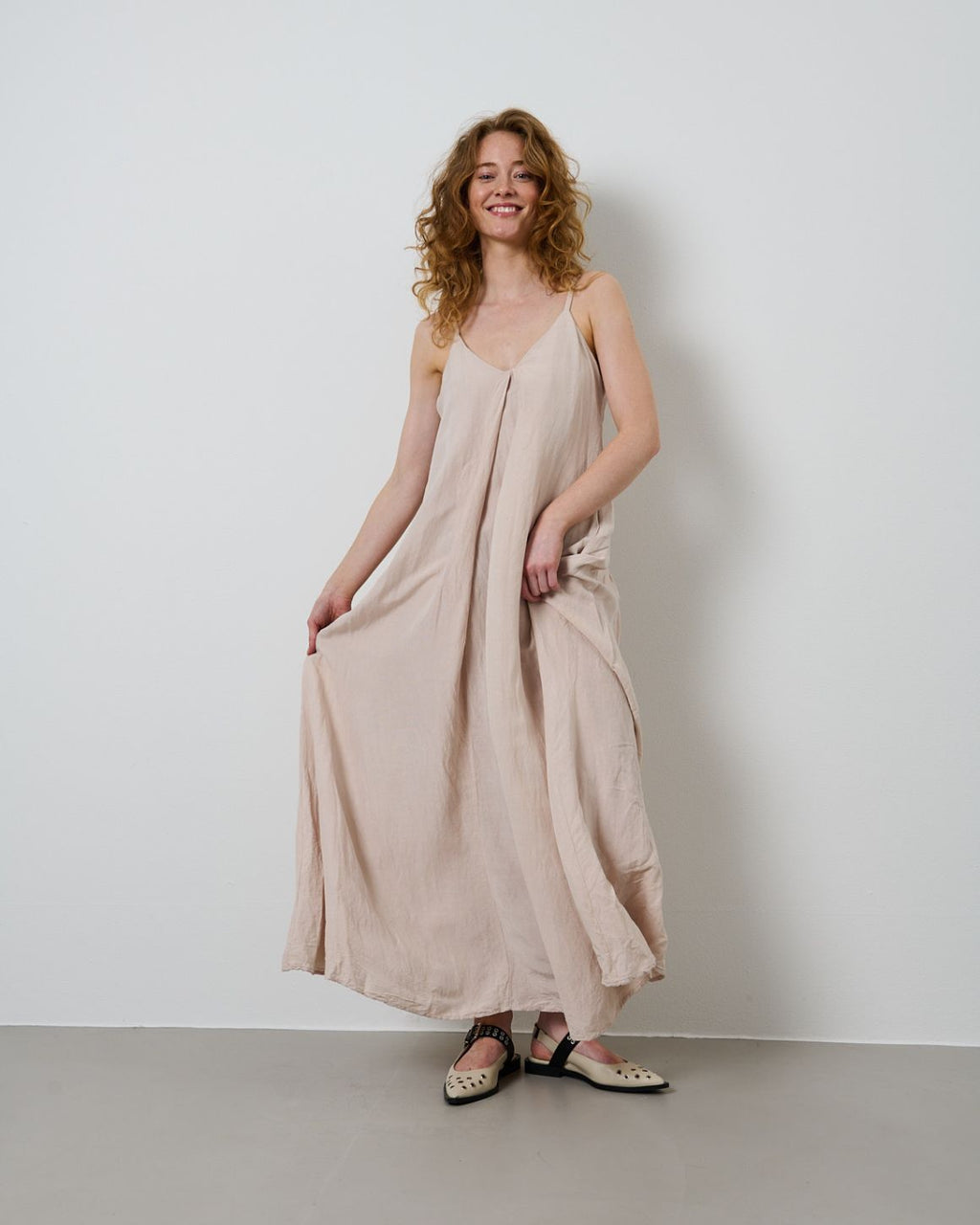 LA ROUGE ApS Lone Strap Dress Dress Light Rose
