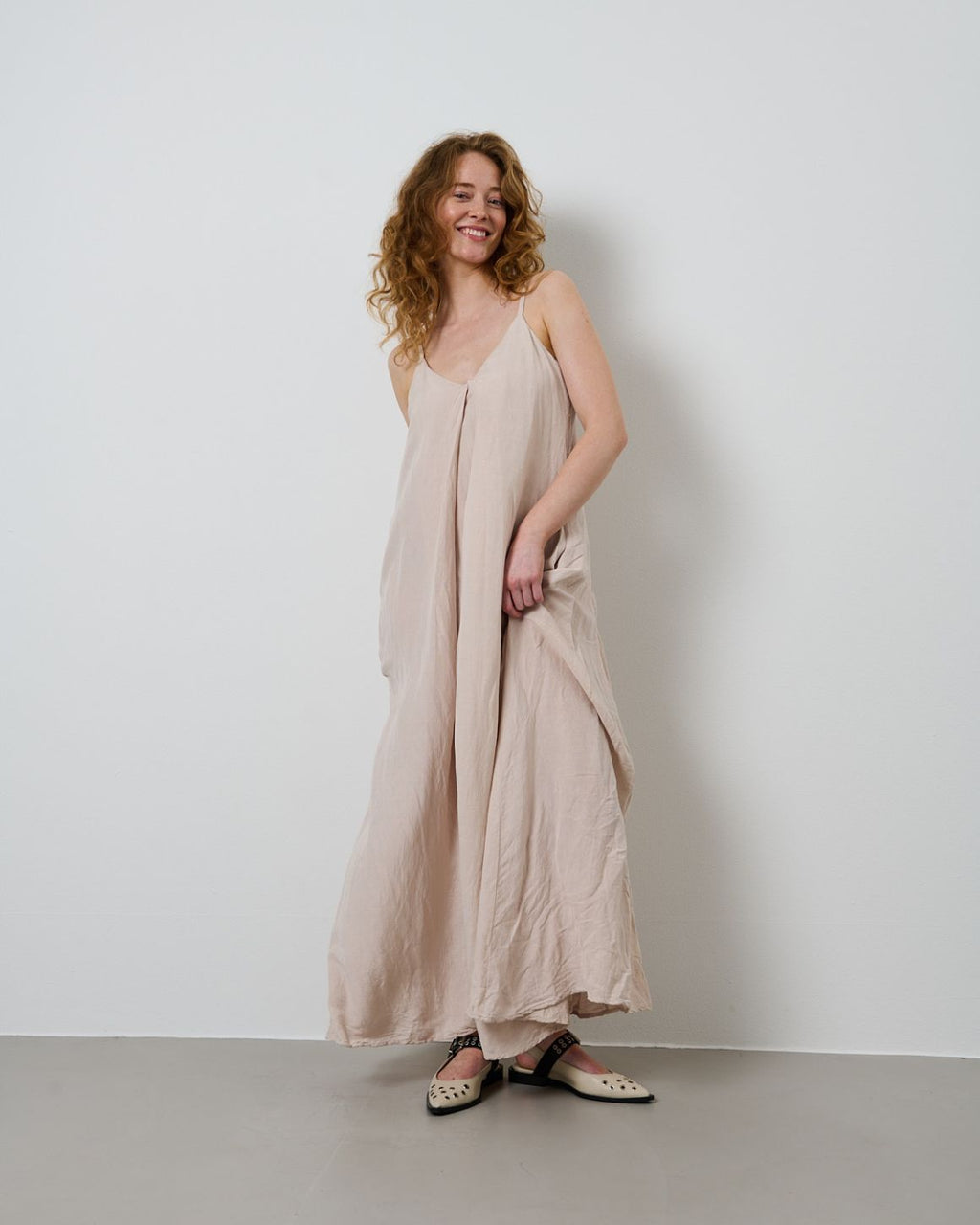 LA ROUGE ApS Lone Strap Dress Dress Light Rose