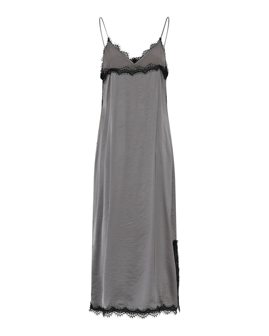 LA ROUGE ApS Lotte Satin Dress Dress Grey