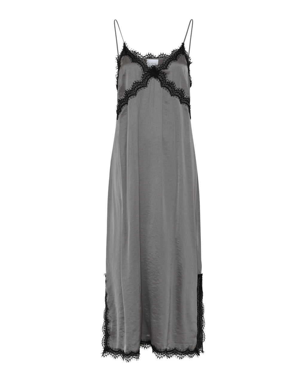 LA ROUGE ApS Lotte Satin Dress Dress Grey