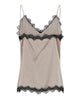 LA ROUGE ApS Lotte Satin Top Top Sand