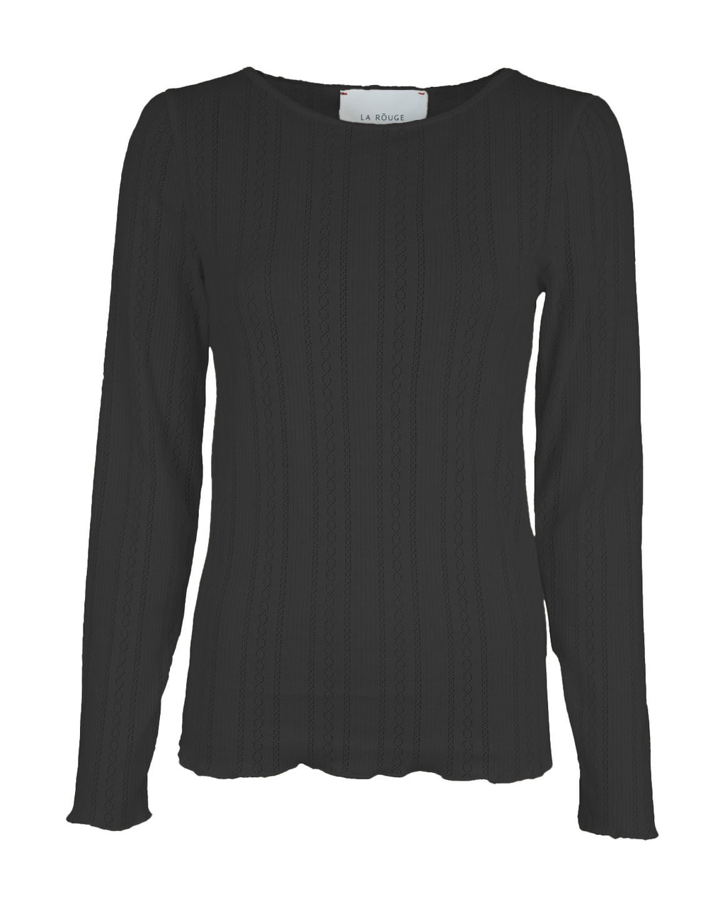 LA ROUGE ApS NOOS - Lotus T-shirt L/S T-shirt Black