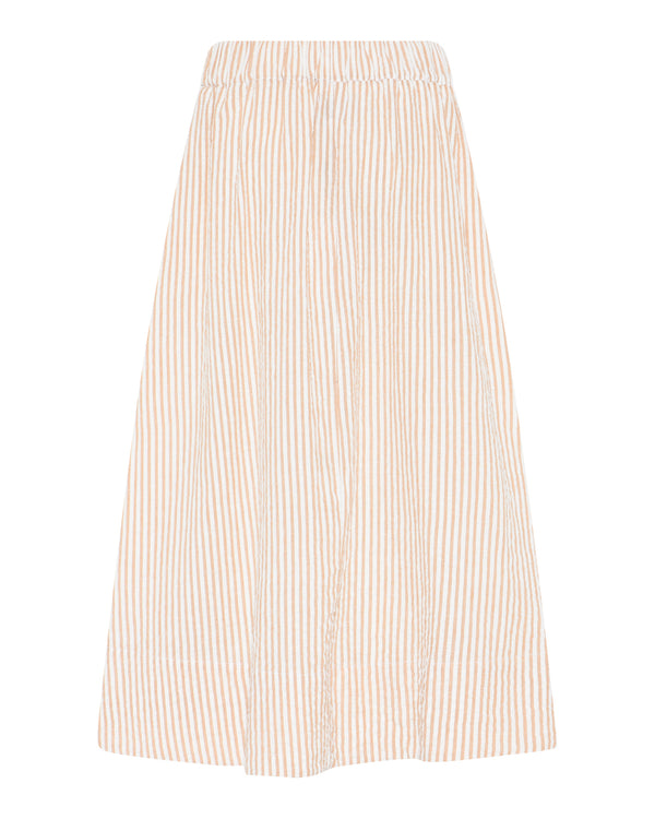 LA ROUGE ApS Lou Skirt Skirt Dark Sand Stripe