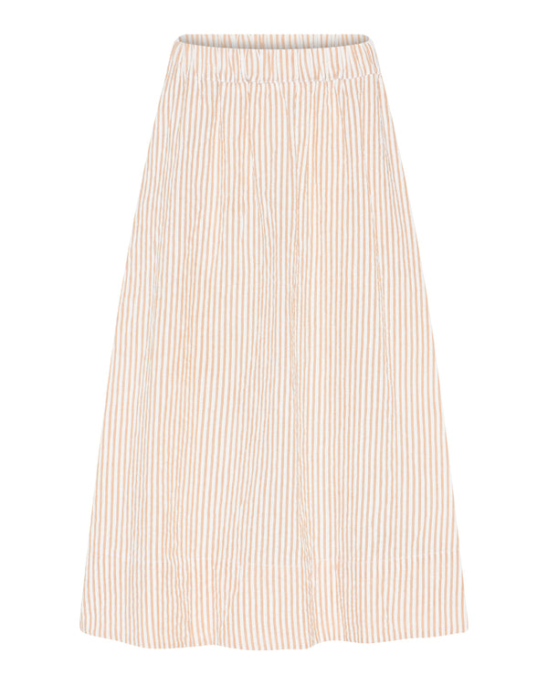 LA ROUGE ApS Lou Skirt Skirt Dark Sand Stripe
