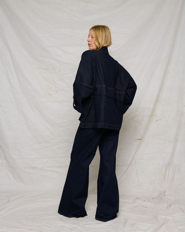LA ROUGE ApS Louise Dark Denim Jacket Dark Denim