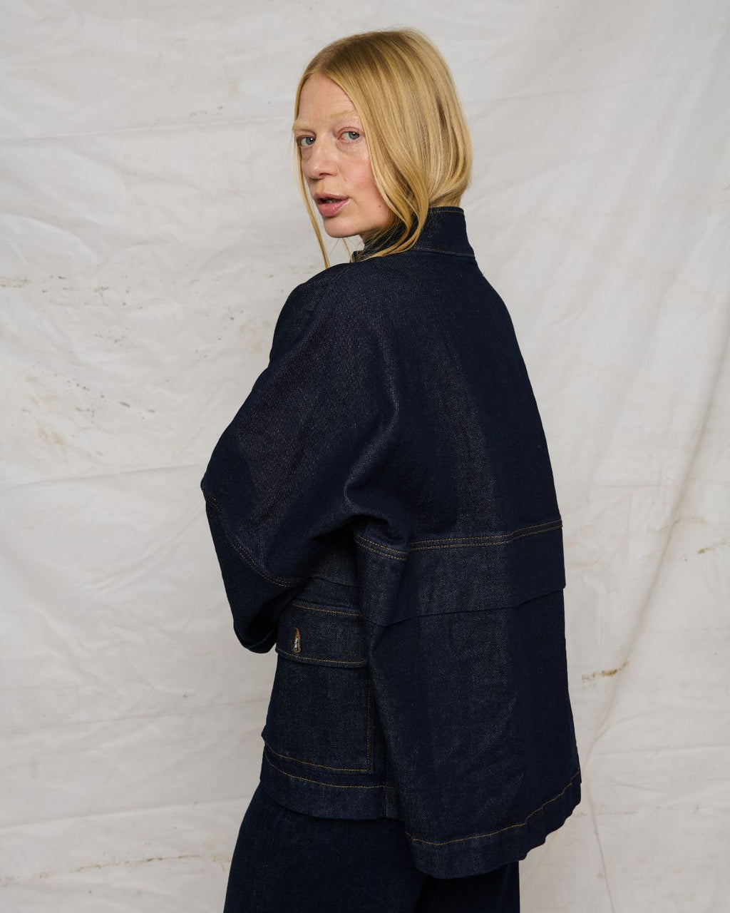 LA ROUGE ApS Louise Dark Denim Jacket Dark Denim
