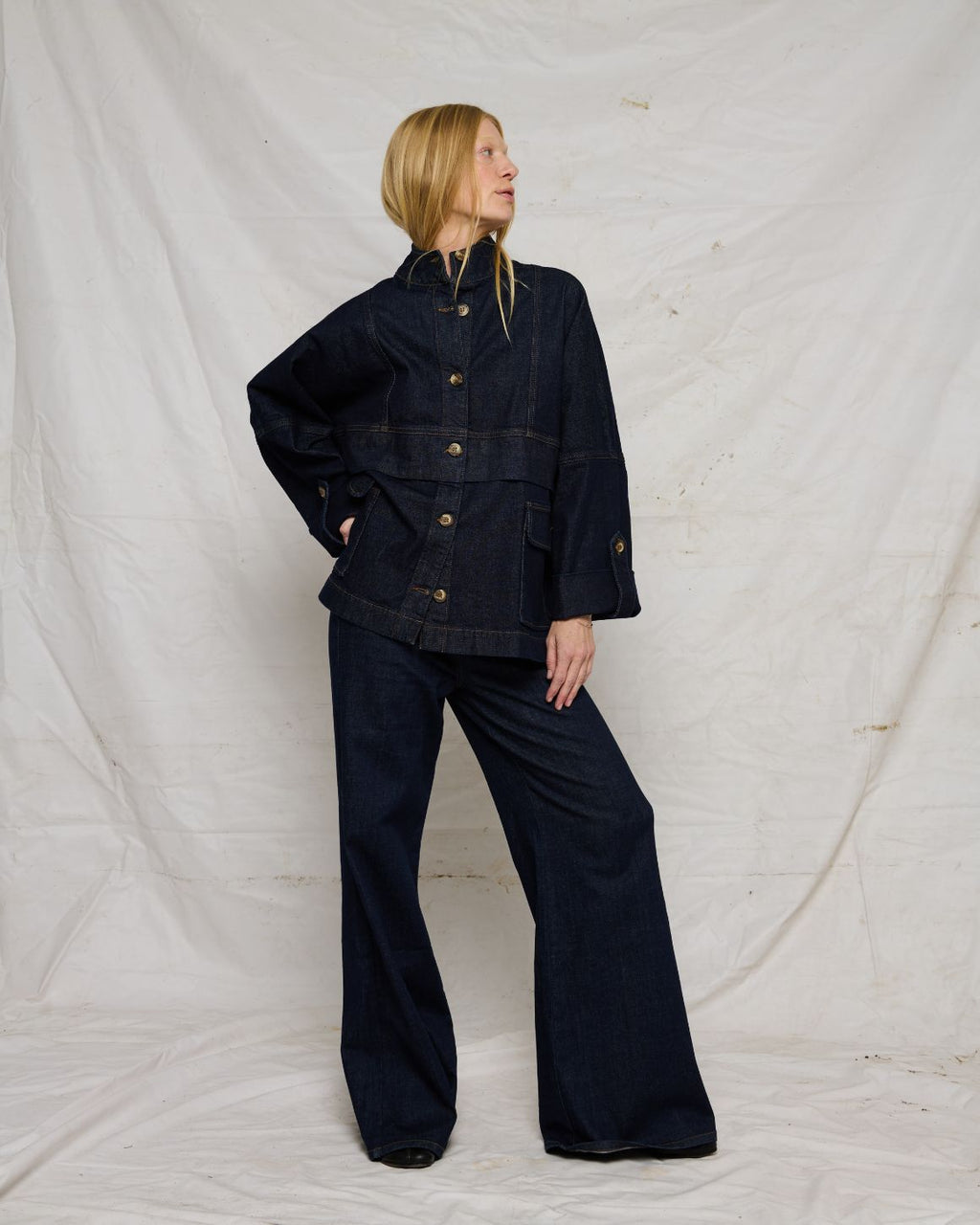 LA ROUGE ApS Louise Dark Denim Jacket Dark Denim