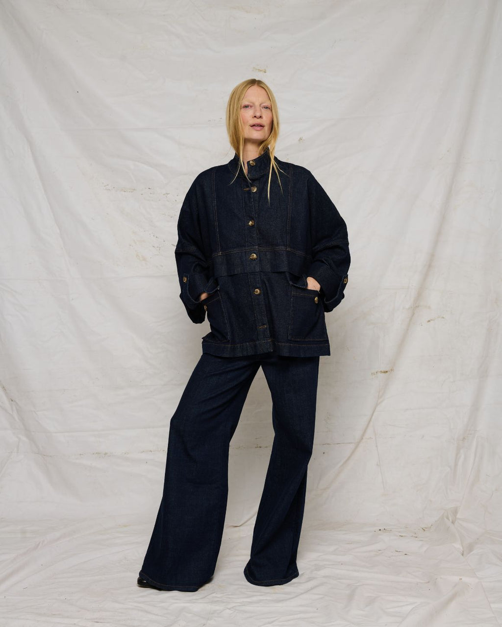 LA ROUGE ApS Louise Dark Denim Jacket Dark Denim