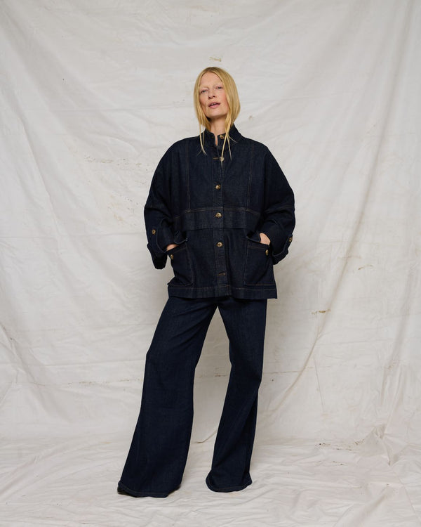 LA ROUGE ApS Louise Dark Denim Jacket Dark Denim