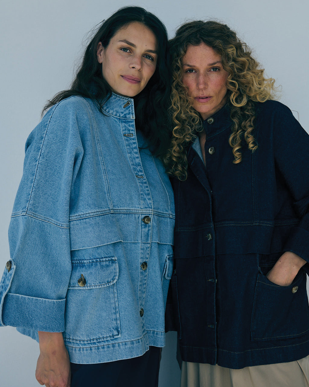 LA ROUGE ApS Louise Light Denim Jacket Light Denim