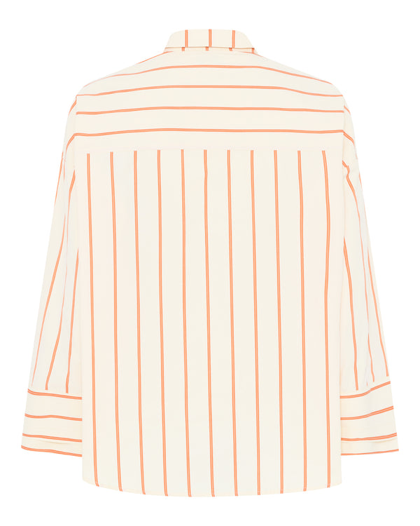LA ROUGE ApS Louise Shirt Shirt Sand/Orange Stripe