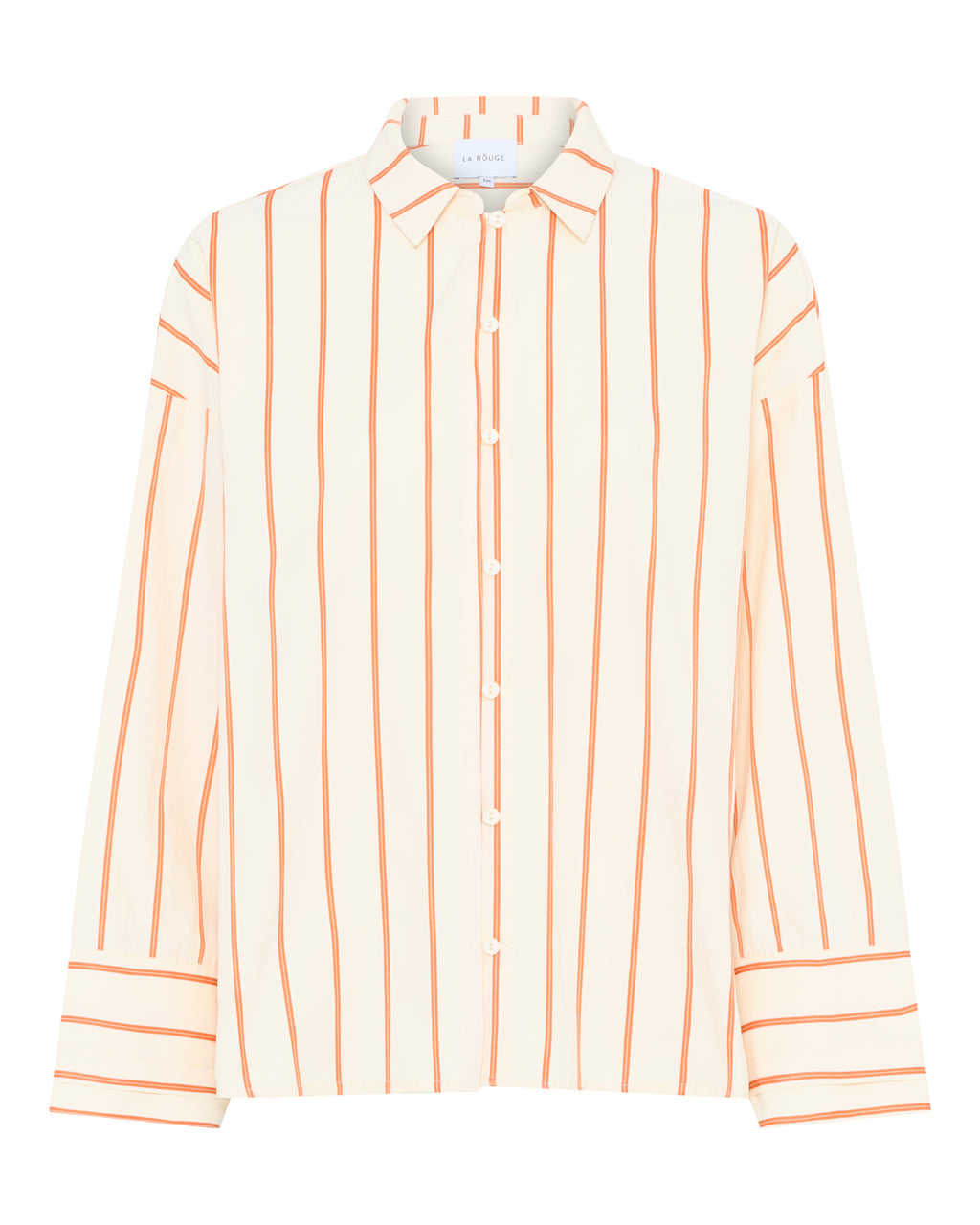 LA ROUGE ApS Louise Shirt Shirt Sand/Orange Stripe