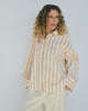 LA ROUGE ApS Louise Shirt Shirt Sand/Orange Stripe