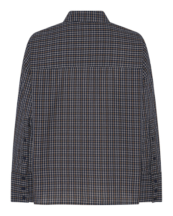 LA ROUGE ApS Louise Shirt Shirt Navy Checks